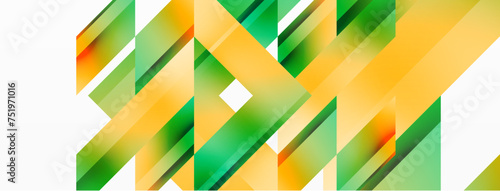 Dynamic minimalist abstraction with play of straight gradient lines. Interplay of colors and precise alignment creates an ever-moving tapestry, offering both simplicity and visual allure