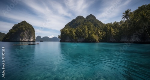  Enchanting tropical lagoon, a serene paradise © vivekFx