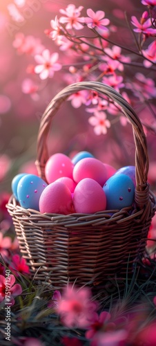 AI designed easter baskets photo