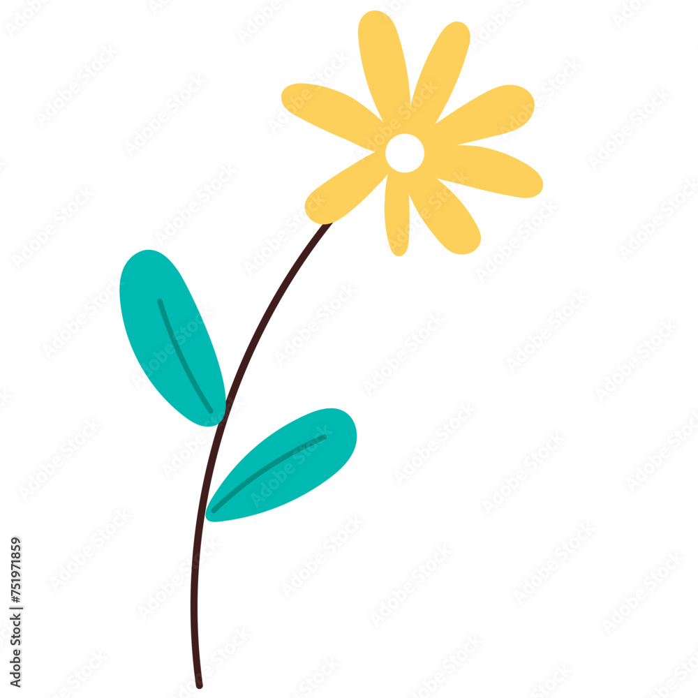 Obraz premium Cute Simple Flower