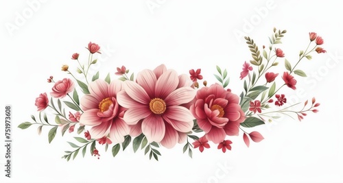 Vibrant floral arrangement, perfect for spring or summer decor
