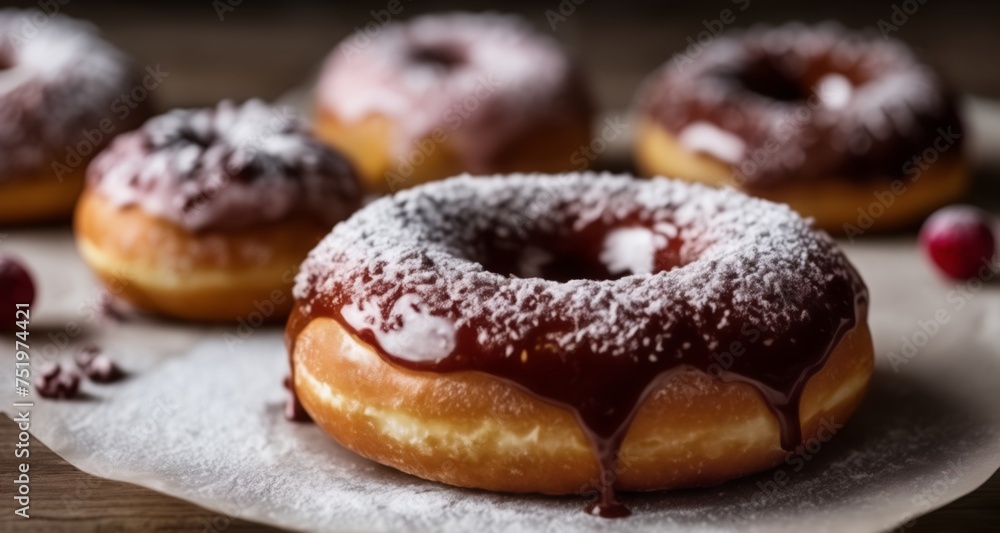Deliciously tempting donuts, ready to be savored! Deliciously tempting donuts, ready to be savored!