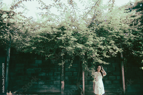 Portrait of hipster woman doing chin ups against steps,Young woman holding food and drink against wall,Portrait of woman wearing black sunglasses while standing behind friend.