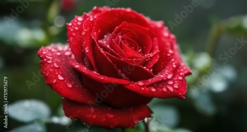  Raindrops on a rose, a symbol of love's pure grace