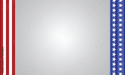 United States Marine Corps Happy Birthday With Usa Flag and background Design