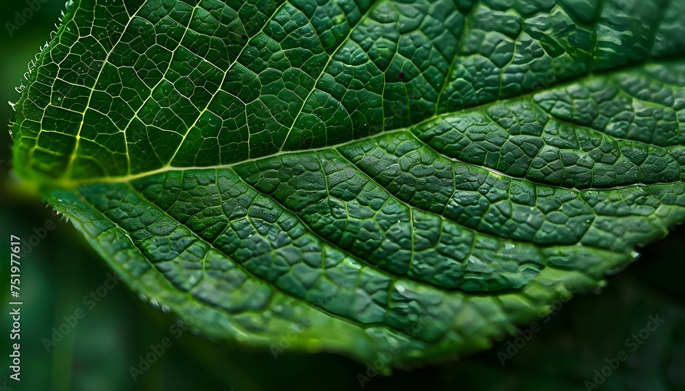 Close-up view, Smooth color tone of curved green leaf's texture Close-up view, Smooth color tone of curved green leaf's texture