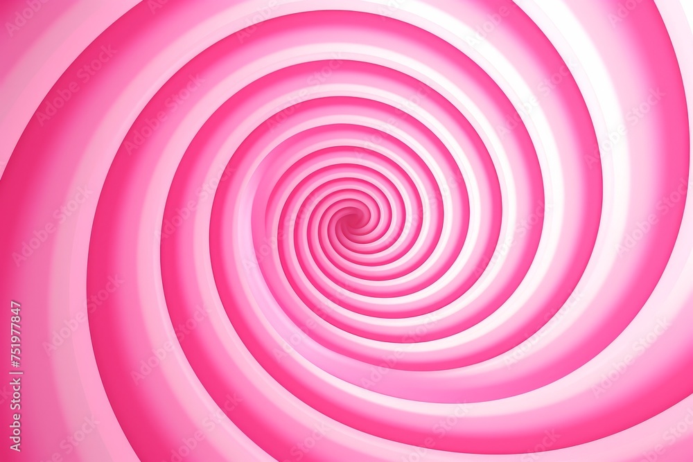 Artistic interpretation of a hypnotic pink spiral, creating a visually captivating and dynamic backdrop, Generative AI Artistic interpretation of a hypnotic pink spiral, creating a visually captivating and dynamic backdrop, Generative AI