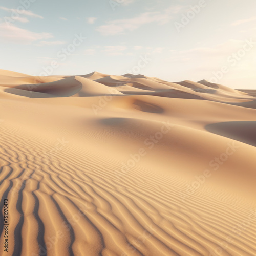 Smooth Sand Dunes Texture