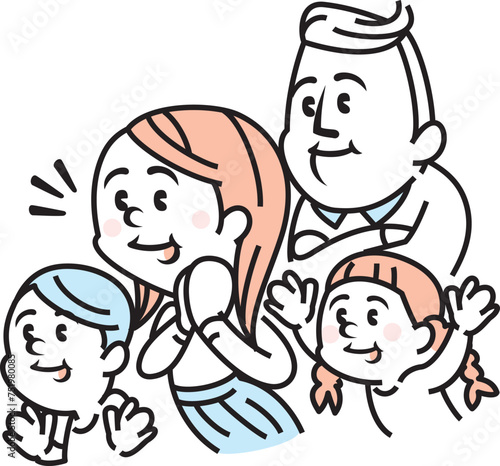 family illustration