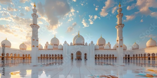 A breathtaking view of the Grand Mosque