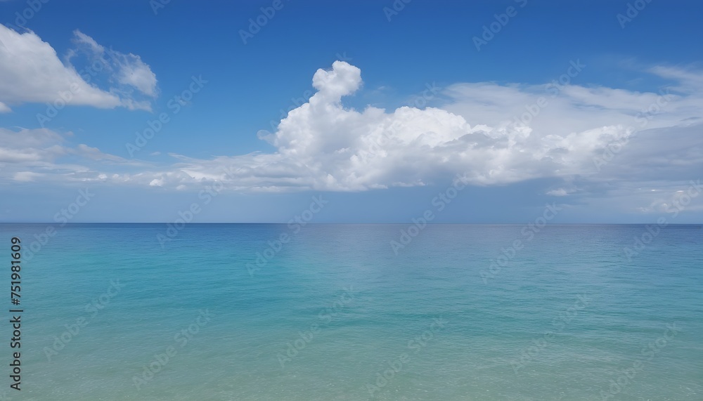 A large body of water with clouds in the sky calm ocean landscape A large body of water with clouds in the sky calm ocean landscape
