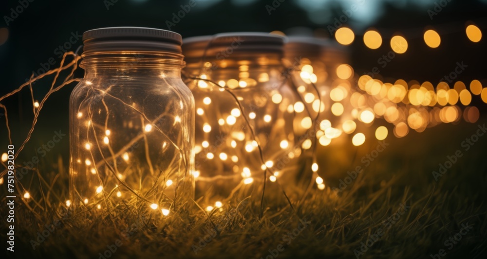 Obraz premium Illuminated ambiance for a magical night