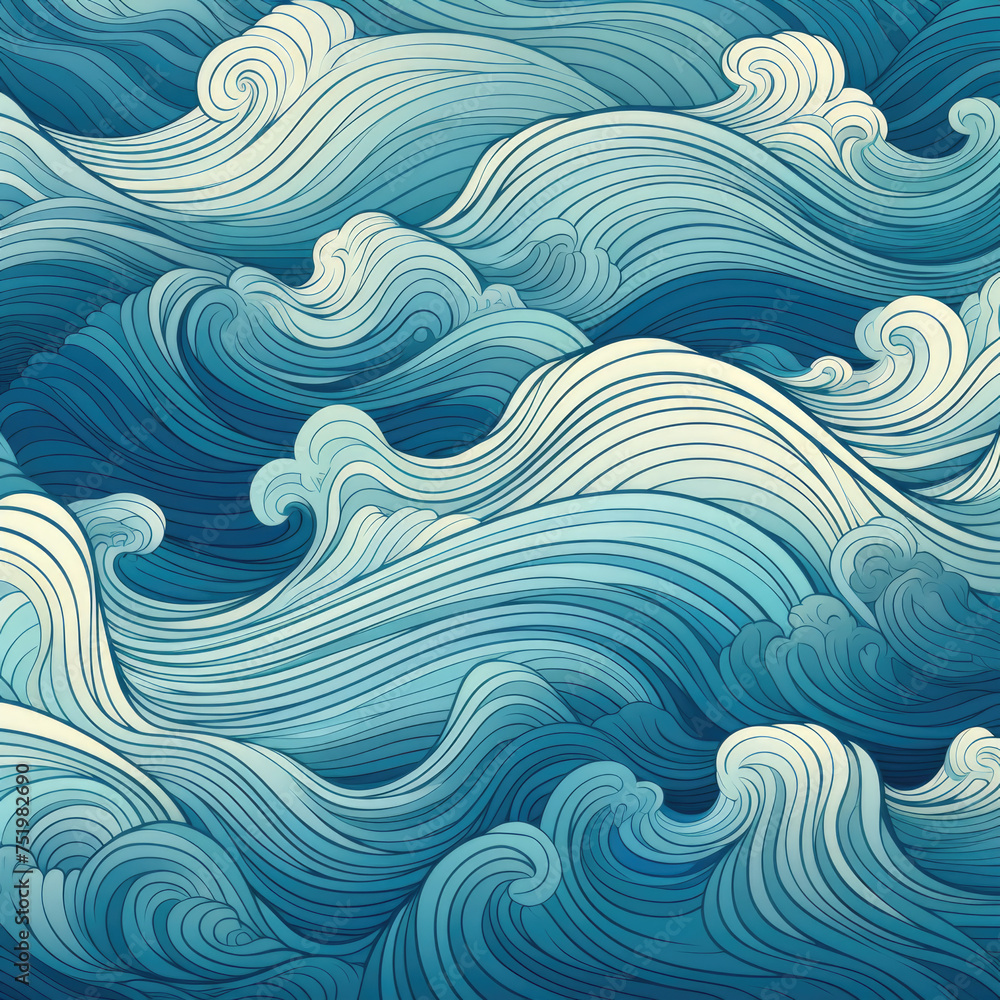 Subtle Waves Pattern Subtle Waves Pattern