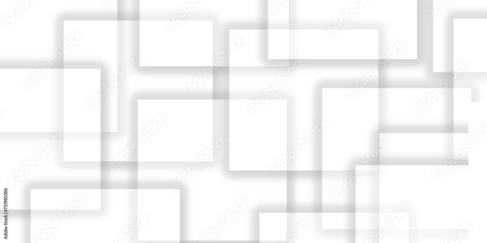 Abstract white line with square shape shadow background. vector illustration, White Business Style . Vector Abstract Elegant white and grey Background. Abstract white Pattern.
