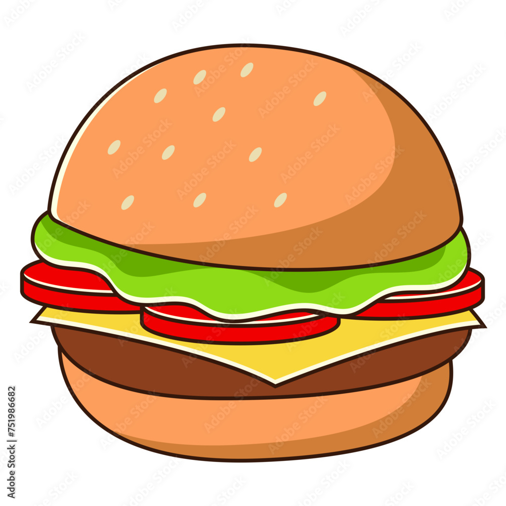 Hamburger Vector Illustration