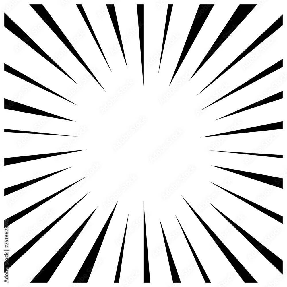 Obraz premium Speed Line Comic