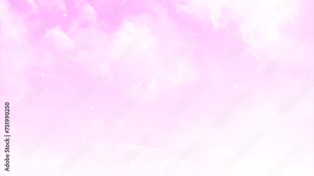 A pink sky with clouds. Clouds and bright pink sky. Vector sky. A pink sky with clouds. Clouds and bright pink sky. Vector sky.