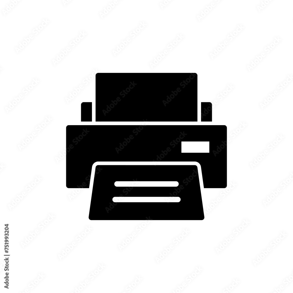 Printer icon vector isolated on white background. print icon. Fax vector icon. Printer icon vector isolated on white background. print icon. Fax vector icon.