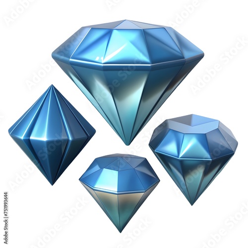 diamond 3 d rendering illustration