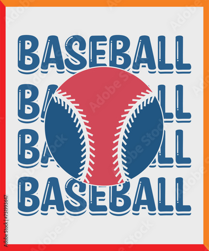 Baseball Season Shirt Design , Baseball t-shirt , PNG, EPS, Files for clothing, bag, cups, card, EPS 10