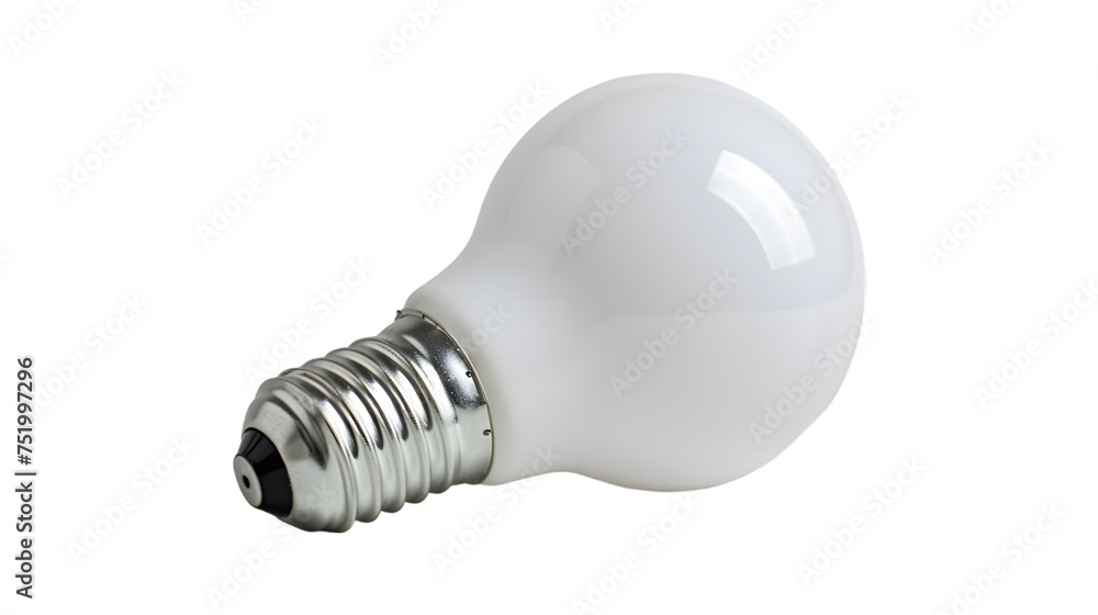 one energy saving light bulb isolated on transparent background one energy saving light bulb isolated on transparent background