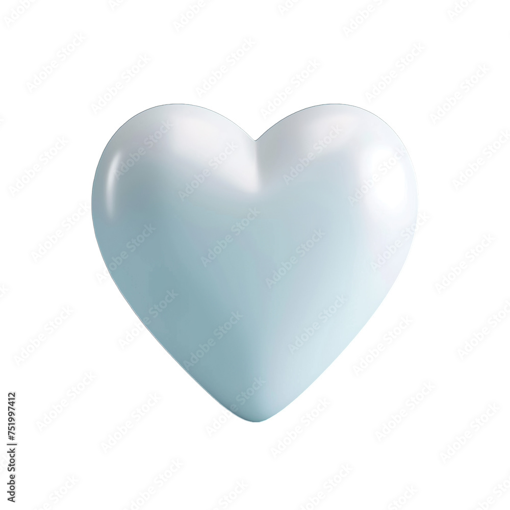 Obraz premium heart shaped glass