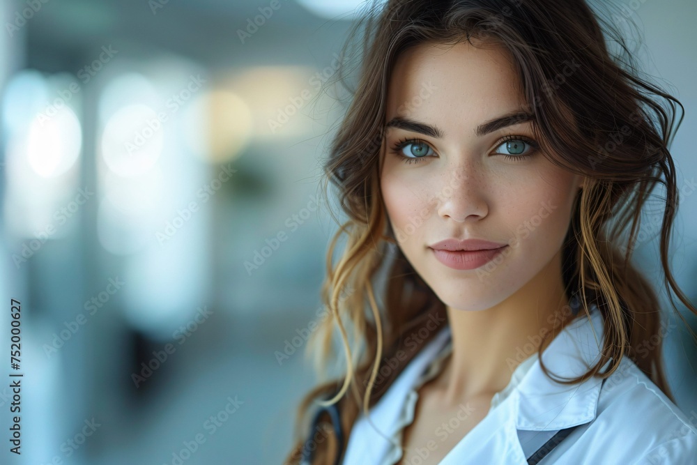 Obraz premium Confident Healthcare Professional World Health Day Portrait 