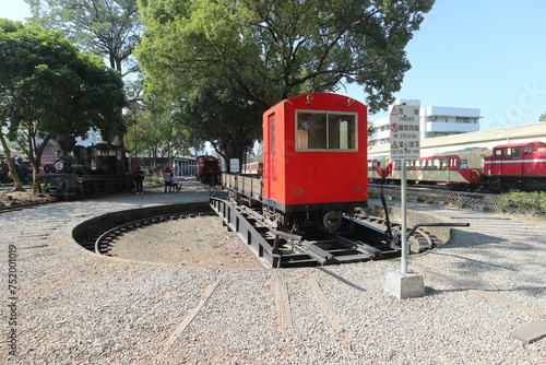 阿里山森林鉄路車庫園区のターンテーブル photo