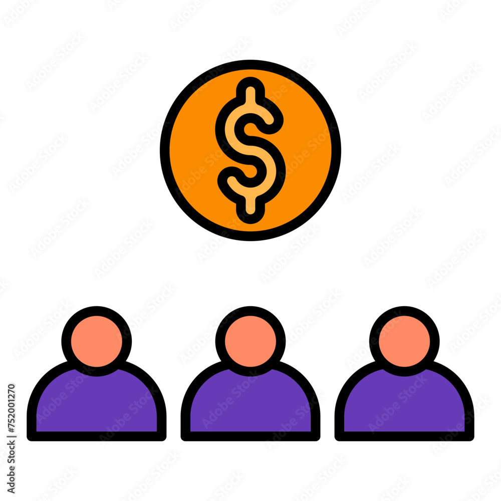 Work Environment line filled icon Work Environment line filled icon