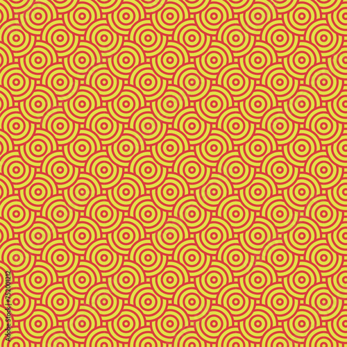 seamless red yellow pattern poster background. Vector illustration