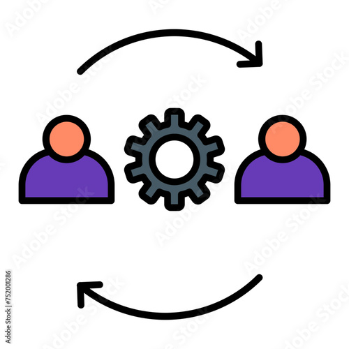   Inclusivity line filled icon