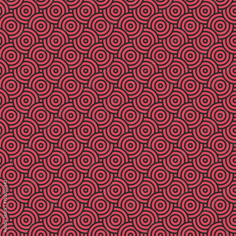 seamless red pattern poster background. Vector illustration