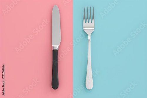 Knife and Fork in the concept of dining and gastronomy