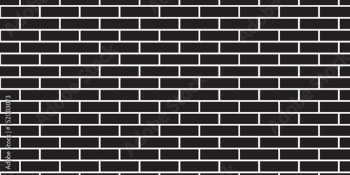 Dark black brick wall background. architecture construction stone block brick wallpaper. seamless building cement concrete wall grunge background. 