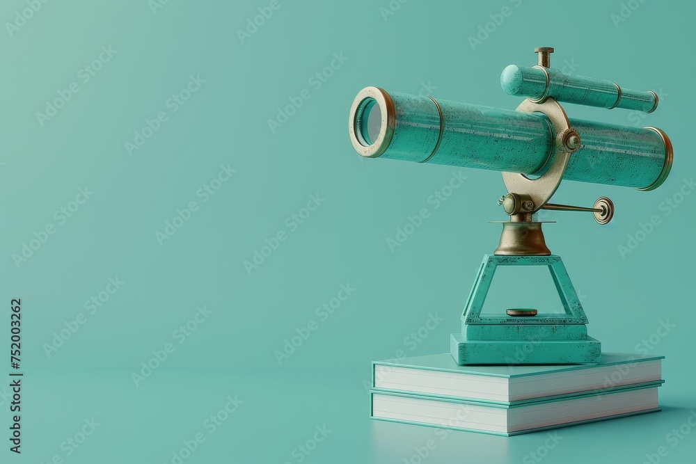 Book and Telescope in the concept of exploration through literature Book and Telescope in the concept of exploration through literature