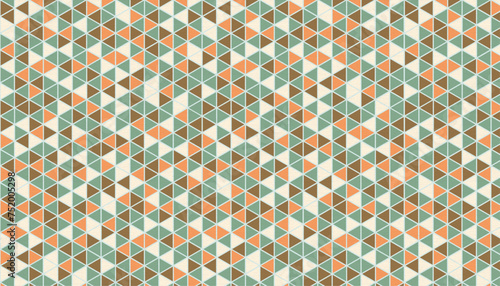 retro pop geometric abstract seamless pattern, vector graphic resources, 16:9 widescreen wallpaper / backdrop