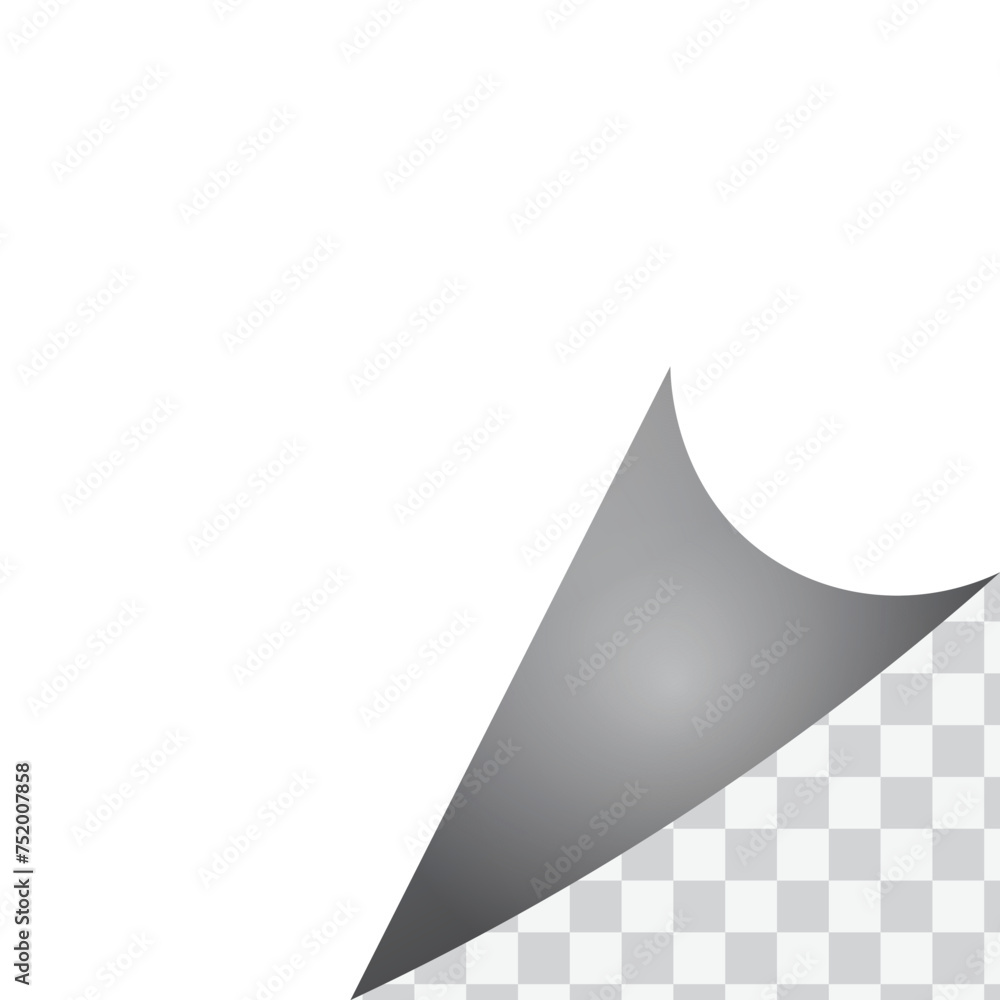 Fototapeta premium Page Curl Paper Effect with background.