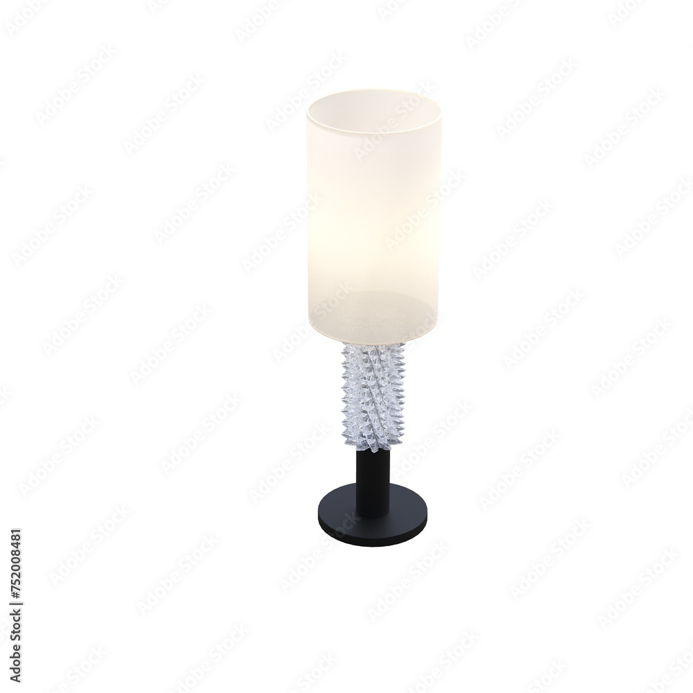 table lamp isolated on white background, room lamp, 3D illustration, cg render table lamp isolated on white background, room lamp, 3D illustration, cg render