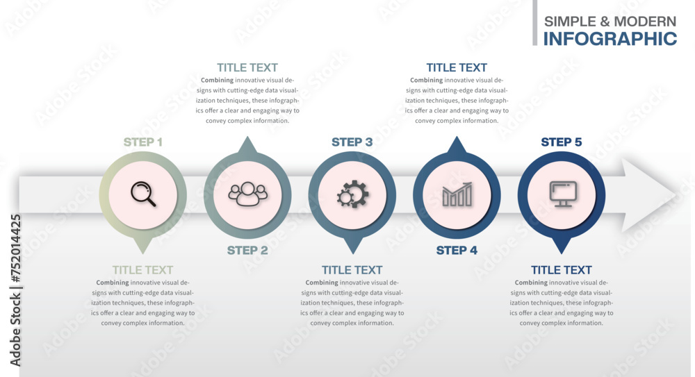 Fresh and concise infographic design. Vector infographic template. Fresh and concise infographic design. Vector infographic template.