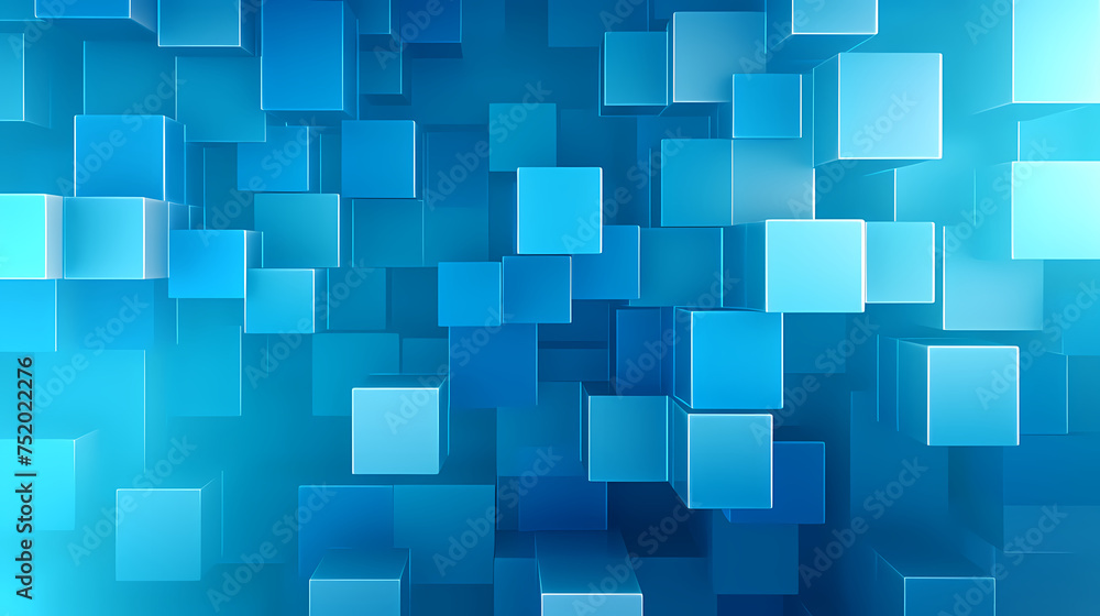 Abstract 3d geometric shapes background