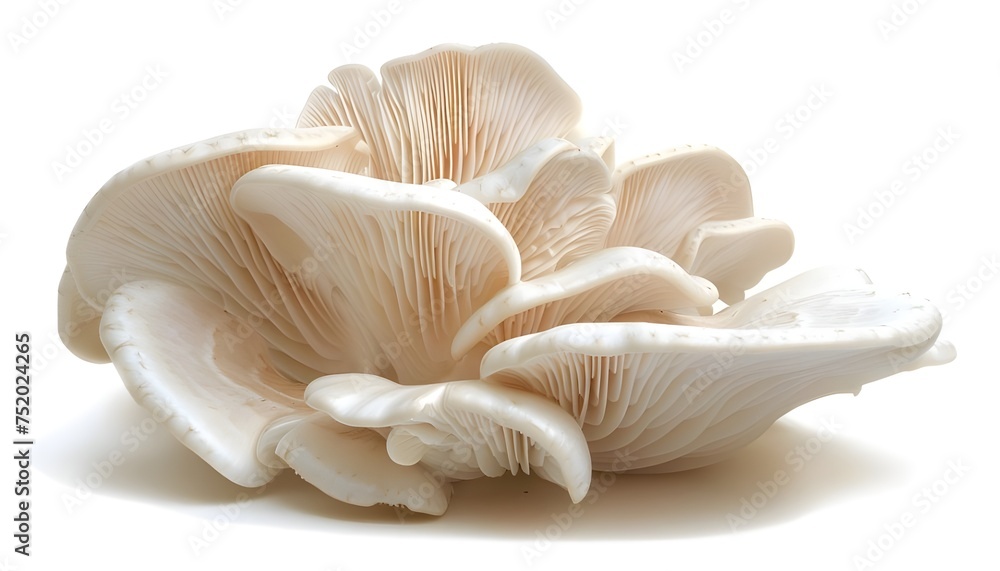 Oyster mushroom on white background Oyster mushroom on white background