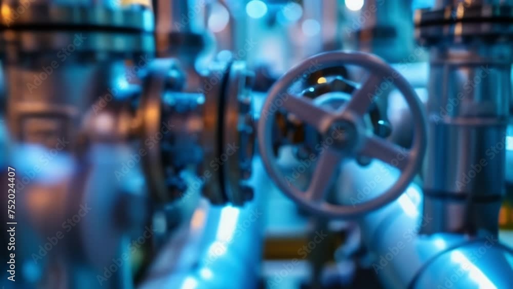 A series of pipes and valves intertwine representing the complex and interconnected nature of data integration. The pipes carry different types of data which are combined A series of pipes and valves intertwine representing the complex and interconnected nature of data integration. The pipes carry different types of data which are combined