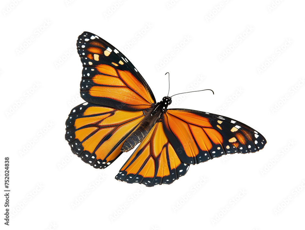 a side view of a very beautiful butterfly on a white background PNG a side view of a very beautiful butterfly on a white background PNG