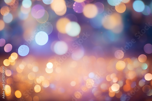 Bokeh backdrop background, Abstract background with bokeh defocused lights and lens flare, Ai generated