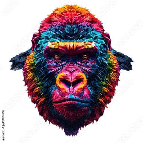 gorilla head © Ahmad