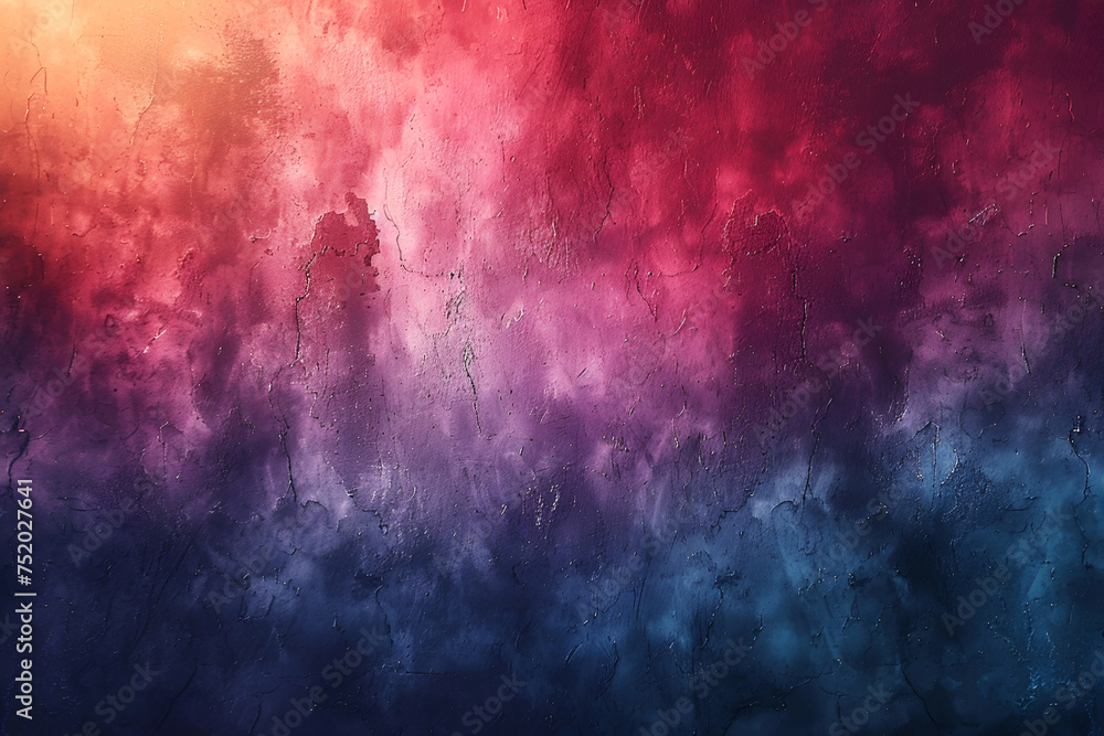 Abstract color gradient background, modern background and film grain texture with haze and veil, template with elegant concept and rainbow color scheme for design. - obrazy, fototapety, plakaty 