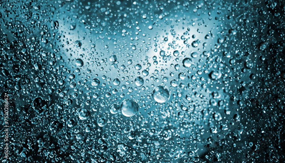 Image of light blue soda water - obrazy, fototapety, plakaty 