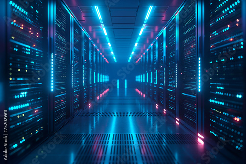Contemporary Data Center Network Aisle
