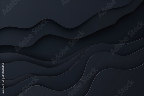 Simple minimalist 2d black flat background Generative Ai 