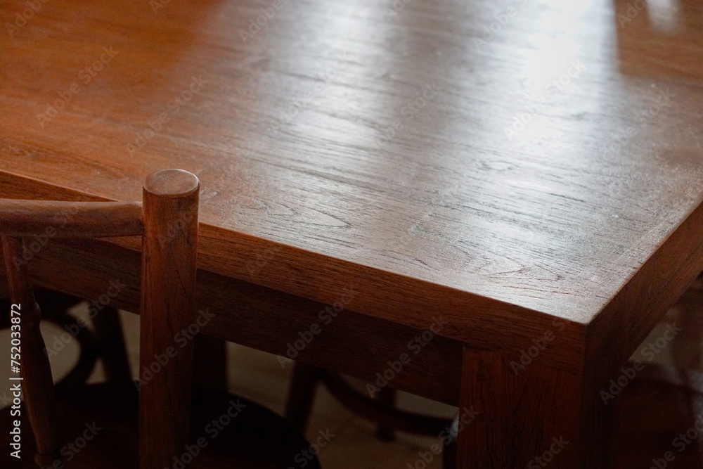 Wooden table for placing things Wooden table for placing things